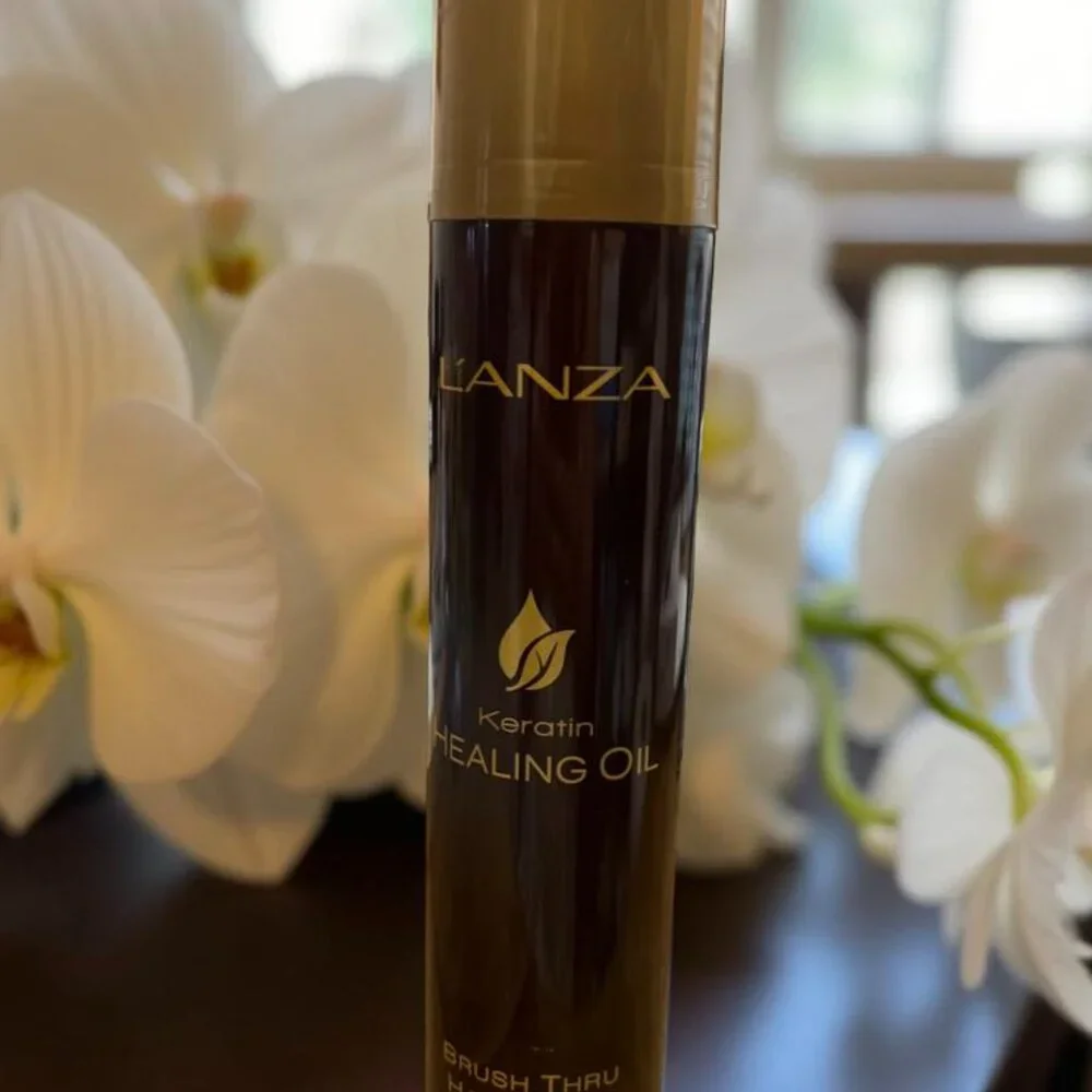 L'anza Keratin Healing Oil Brush Thru Hairspray 10.6 oz